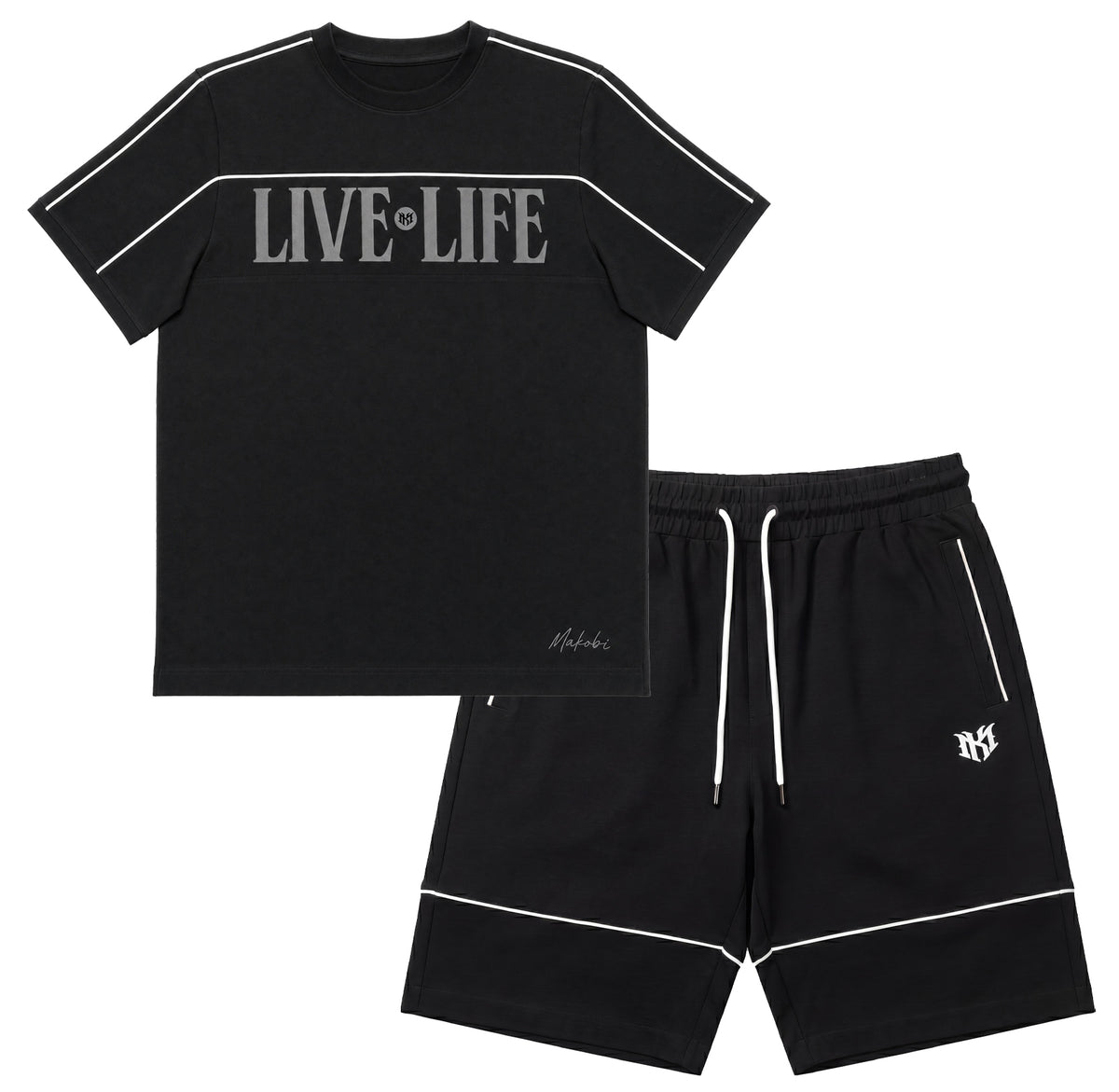 M459 Live Life T-shirt - Black