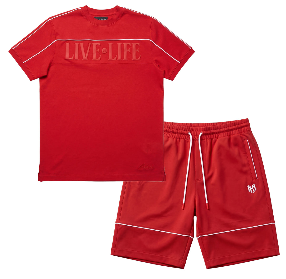 M459 Live Life T-shirt - Red