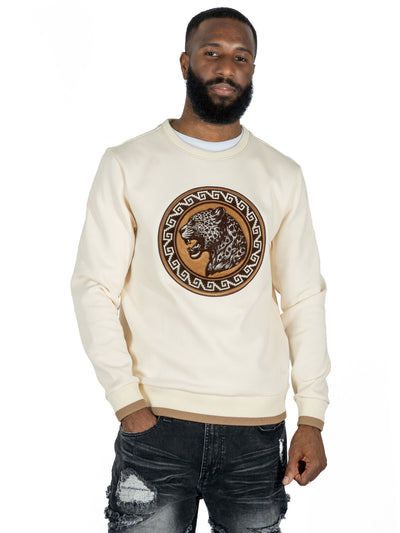 M4590 Pantera Crewneck Sweatshirt - Natural