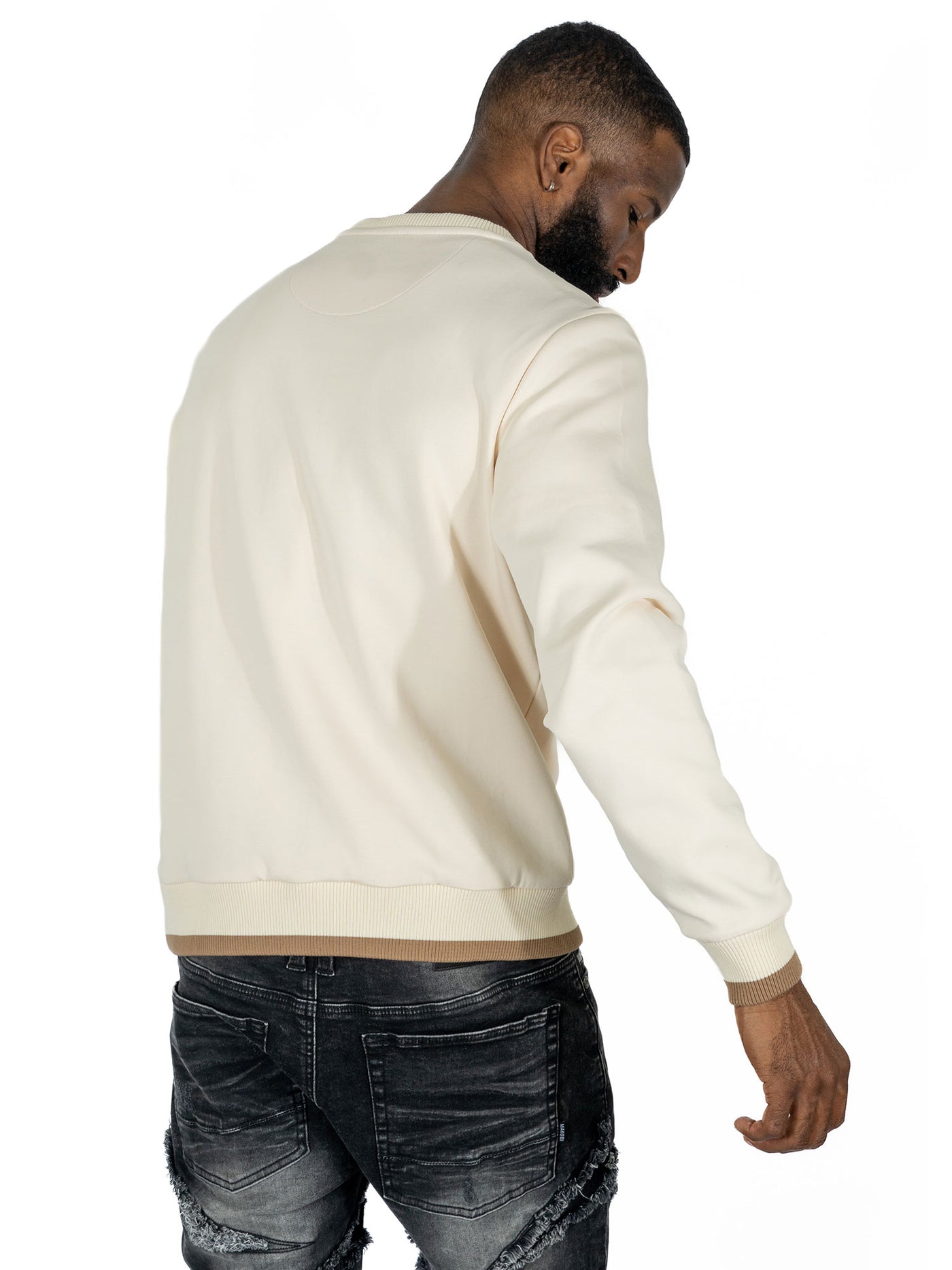 M4590 Pantera Crewneck Sweatshirt - Natural