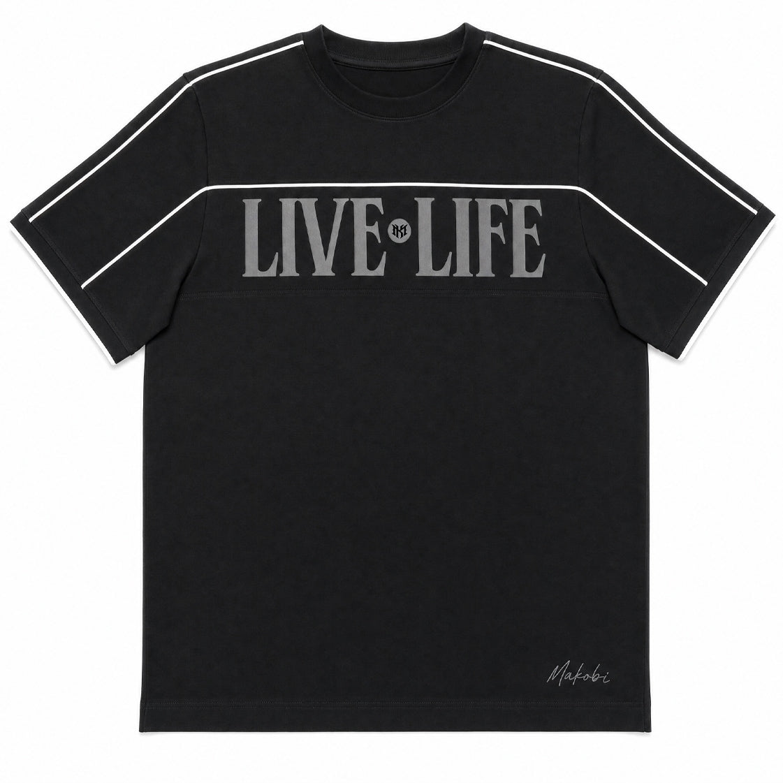 M459 Live Life T-shirt - Black