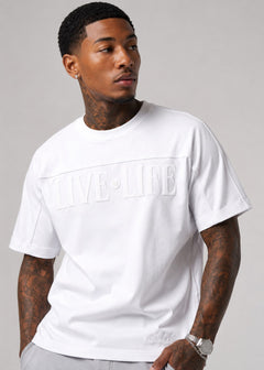 M459 Live Life T-shirt - White