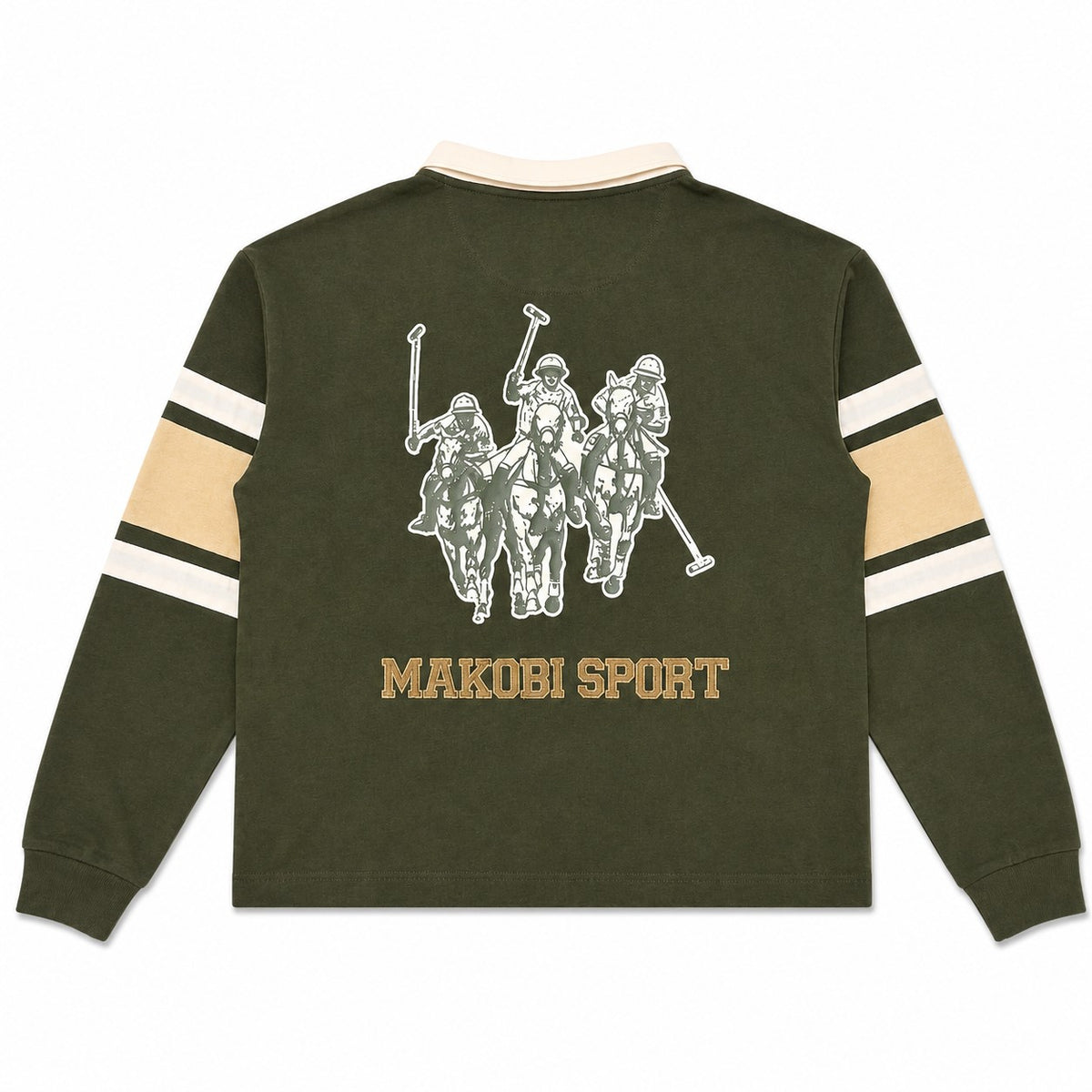 M415 Live Life Rugby Shirt - Olive