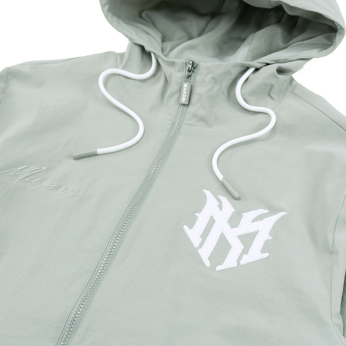 M4634 Adorni Zip Up Hoodie - Gray