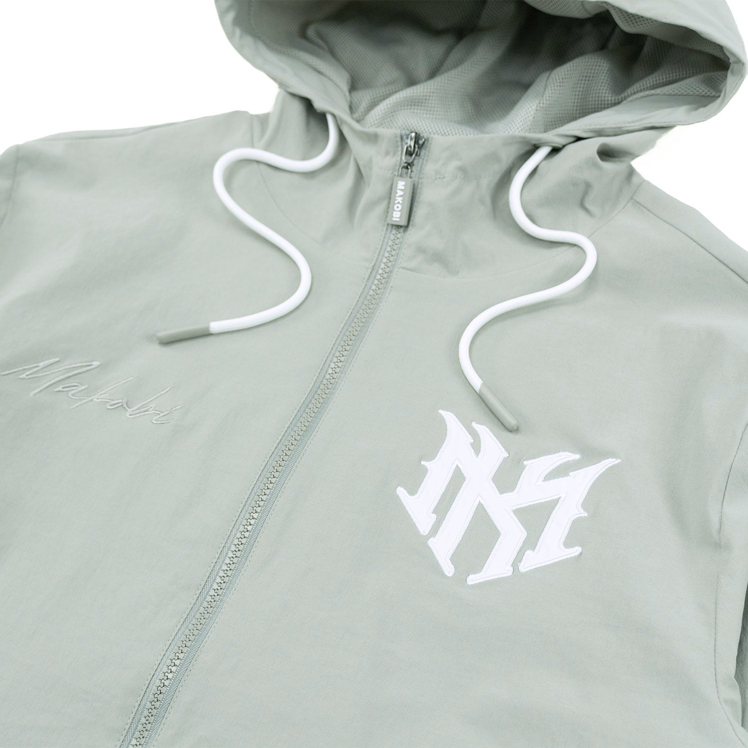 M4634 Adorni Zip Up Hoodie - Gray