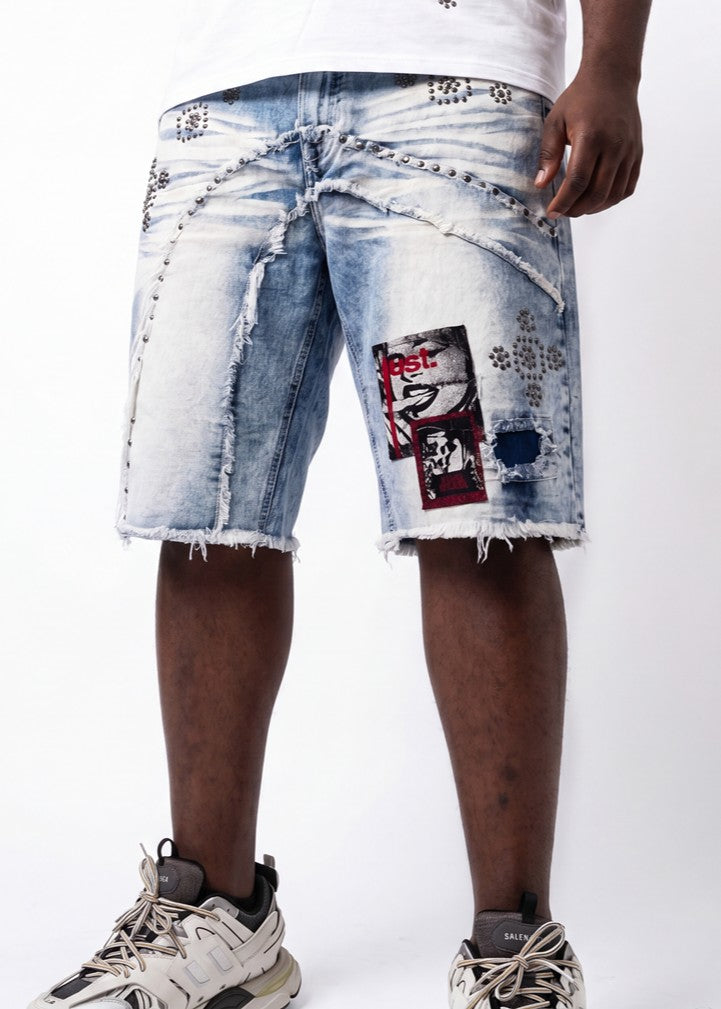 Dolore Pain Set - White x Light Wash