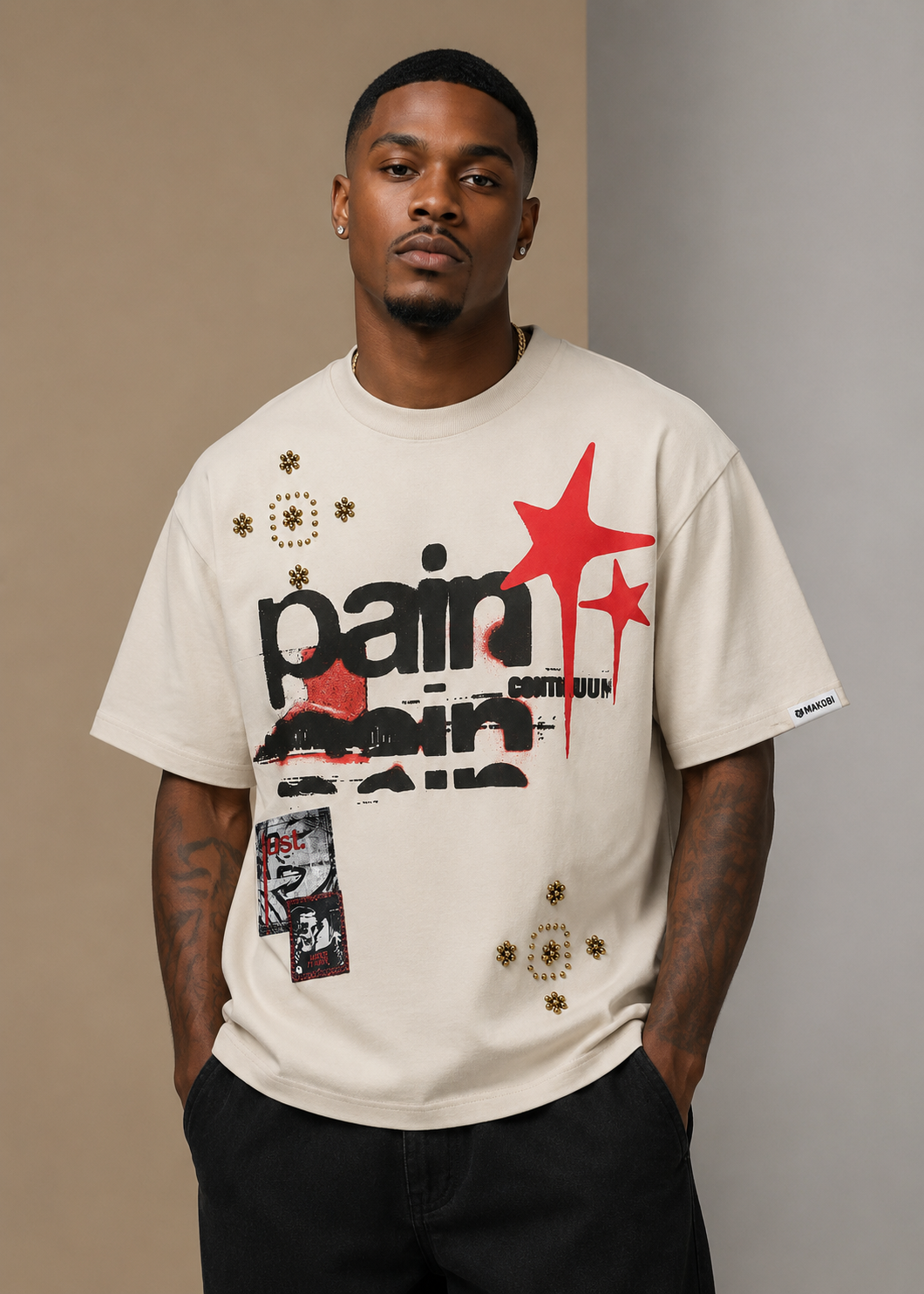 Dolore Pain Set - Khaki x Dirt