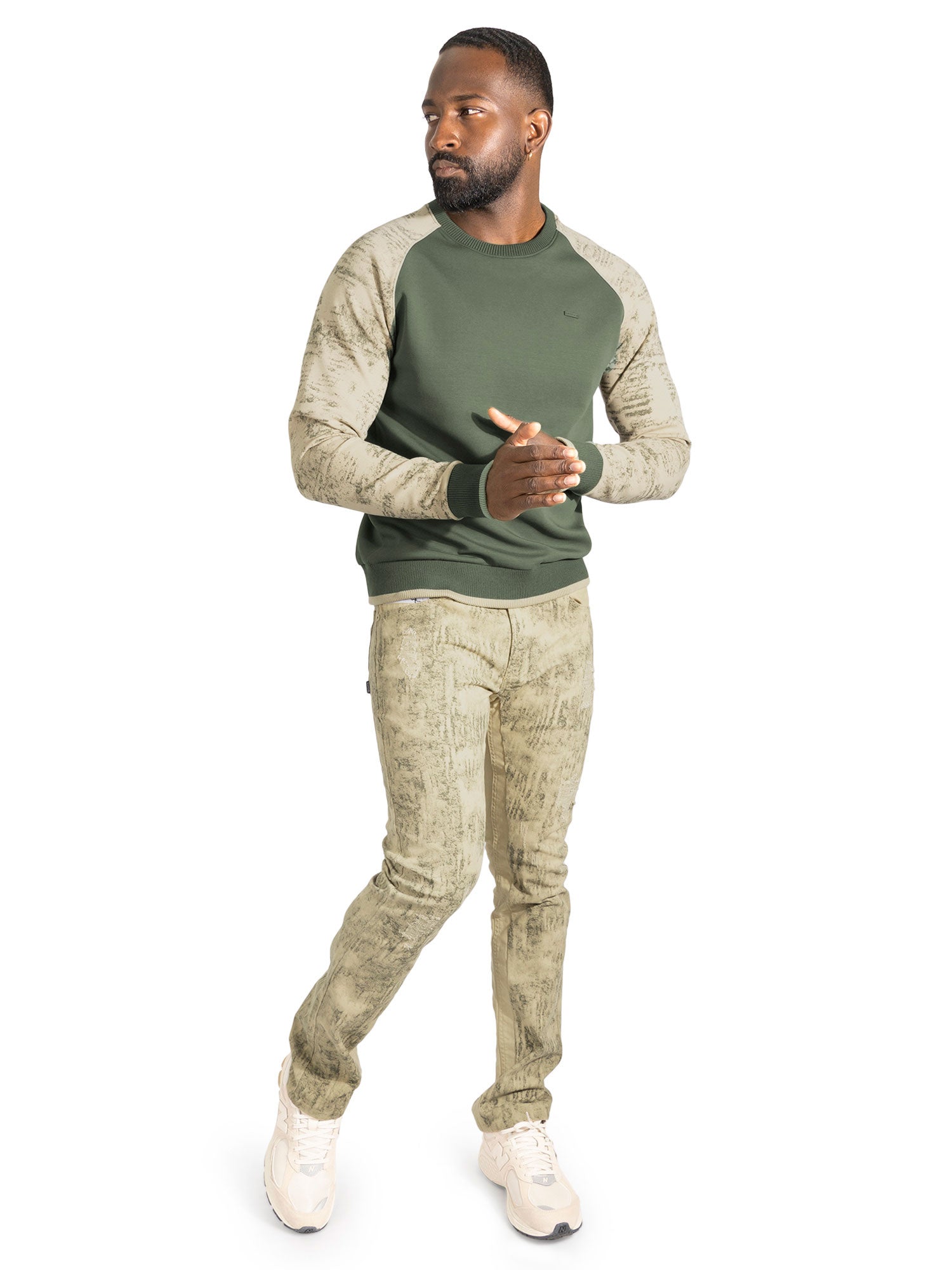 M4902 Bernardi Crewneck - Olive