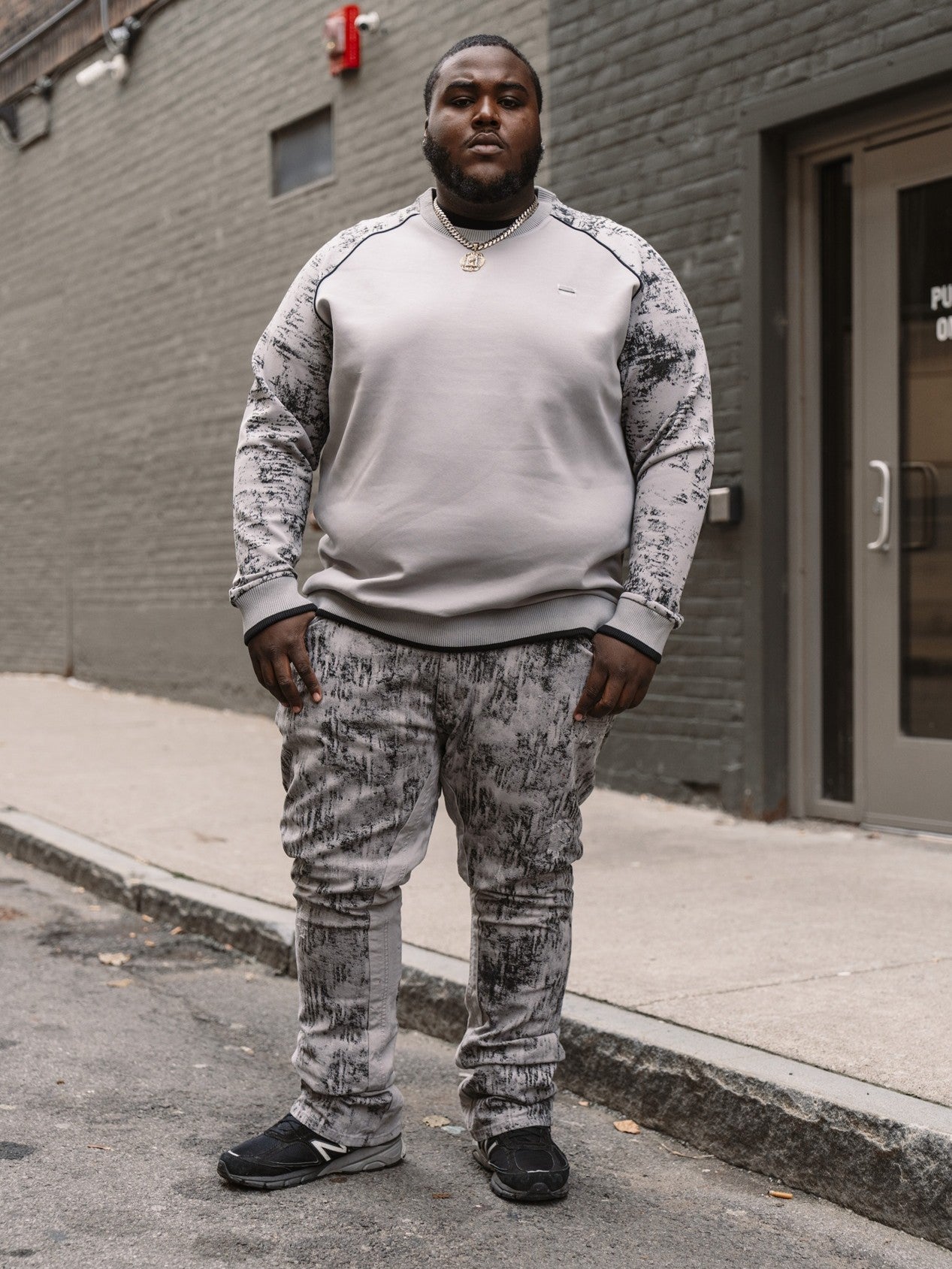 Sweatshirt | M4902 Bernardi Crewneck - Gray