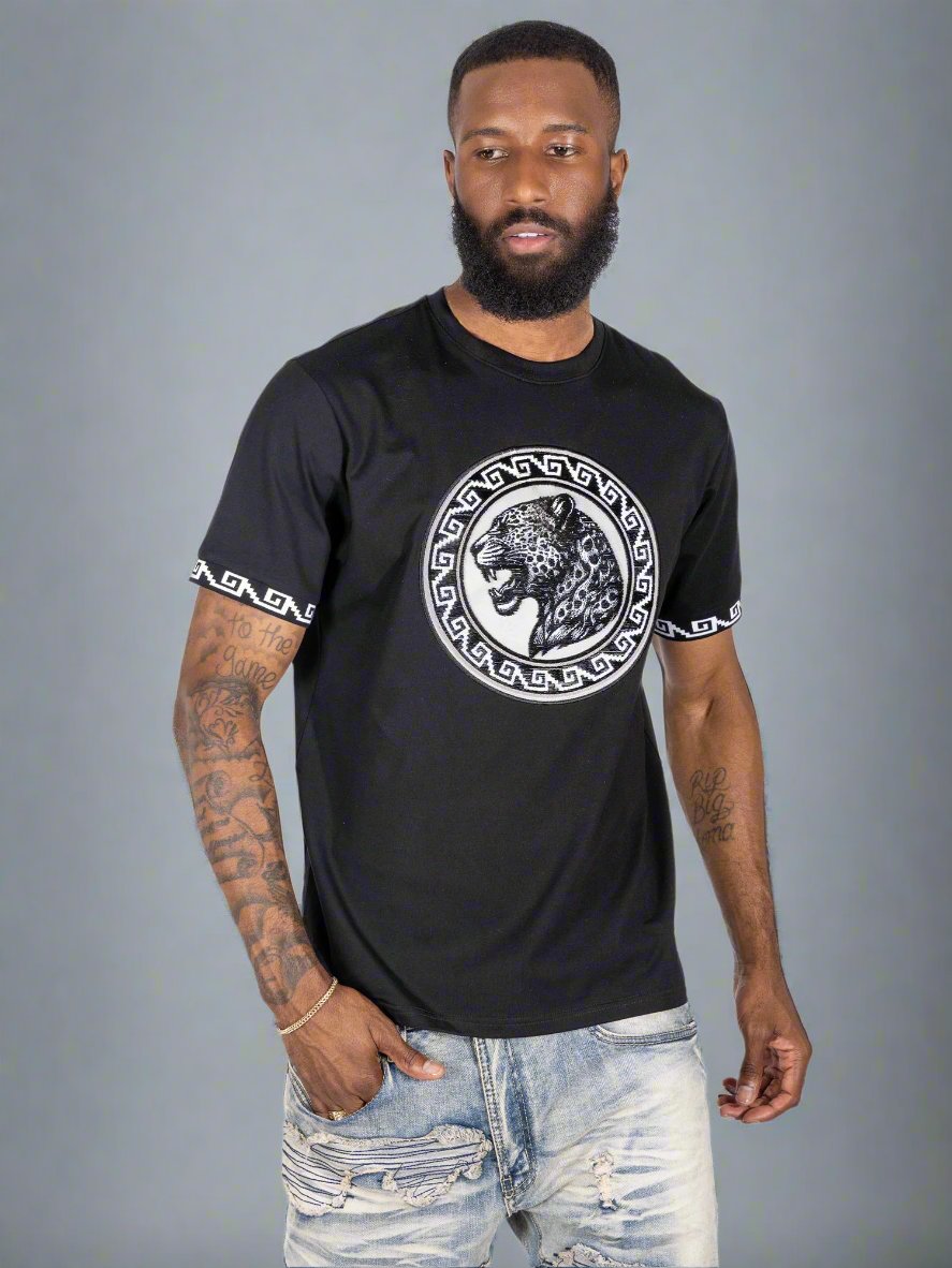 Makobi M490 Pantera Tee in Black, view 2