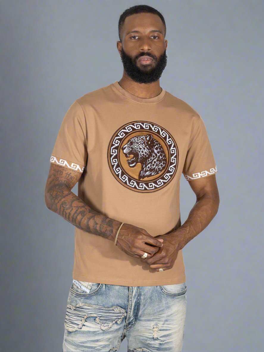 Makobi M490 Pantera Tee in MOCHA, view 2