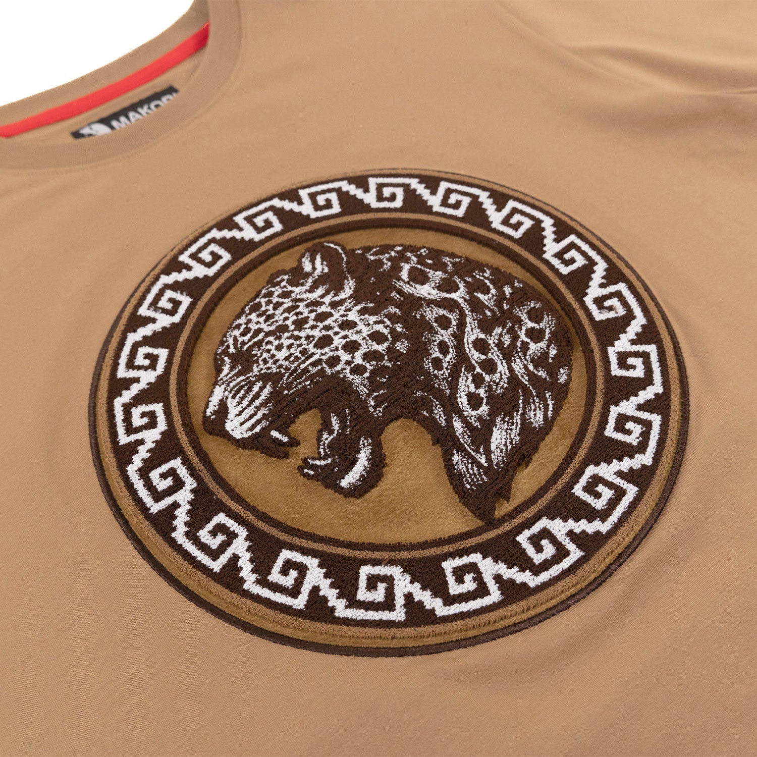 Makobi M490 Pantera Tee in MOCHA, view 5