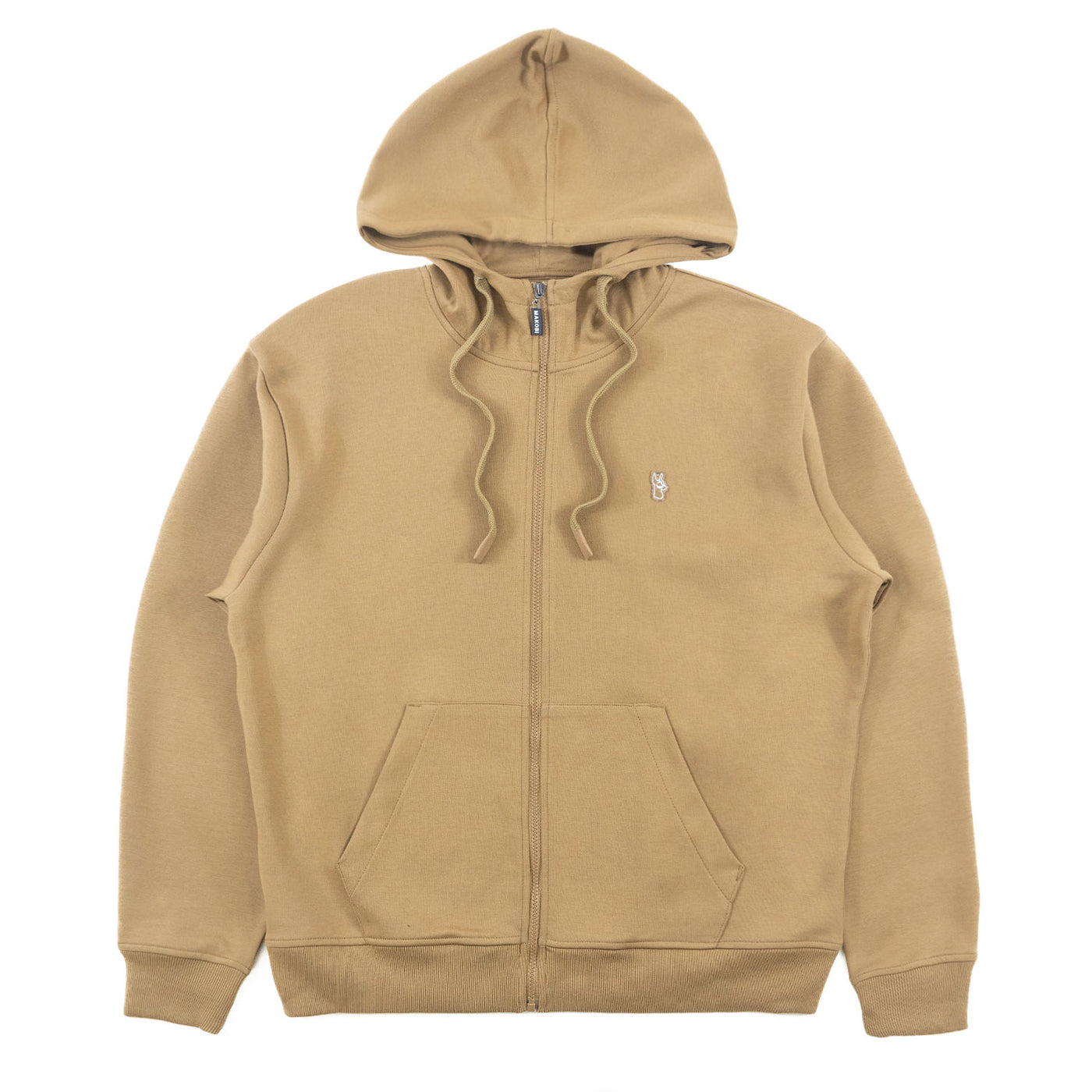 M5335 Essential Fleece Zip Up Hoodie - Mocha