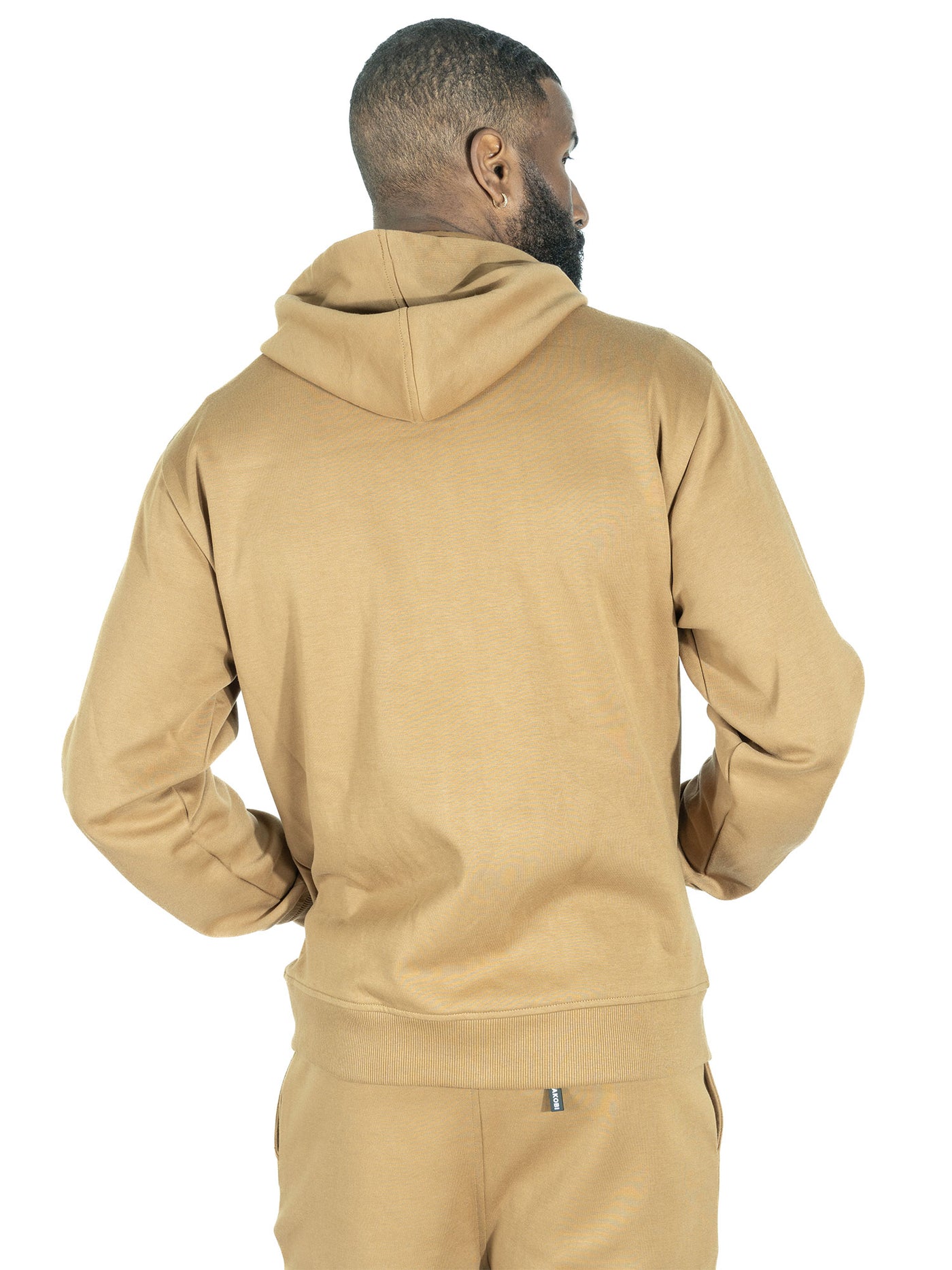 M5335 Essential Fleece Zip Up Hoodie - Mocha