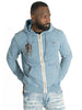 Hoodie | M5345 Bianco Zip Up - Blue