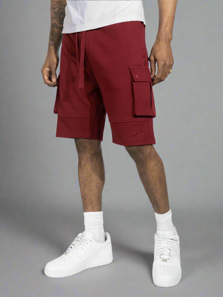 M605 Sorrento Fleece Shorts - Burgundy