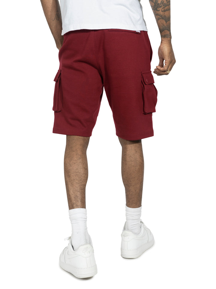 M605 Sorrento Fleece Shorts - Burgundy