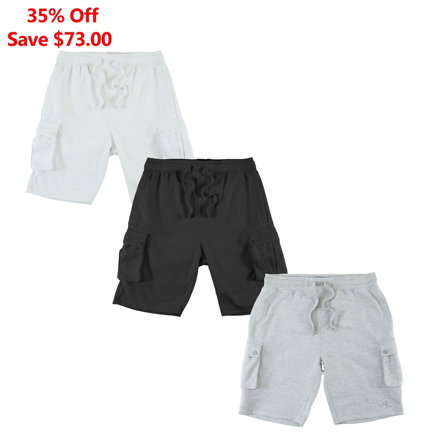 M605 Sorrento Fleece Shorts Set of 3