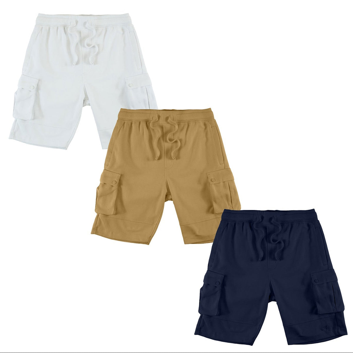 Makobi M605 Sorrento Fleece Shorts Set of 3, view 6