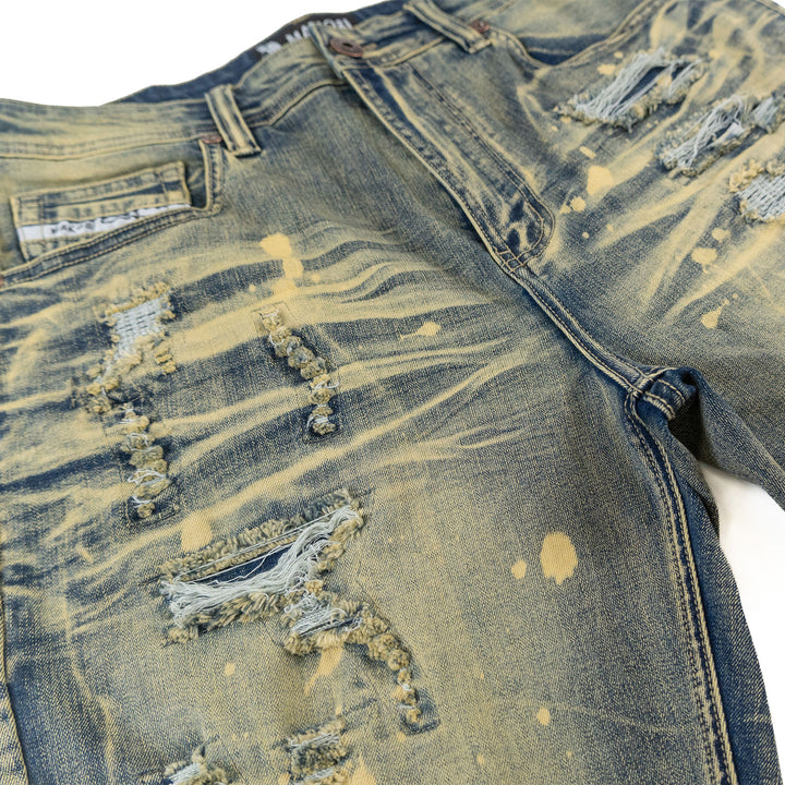 M607 Amato Denim Shorts - Dirt