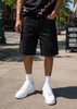 M613 Pastoni Denim Shorts - Jet Black