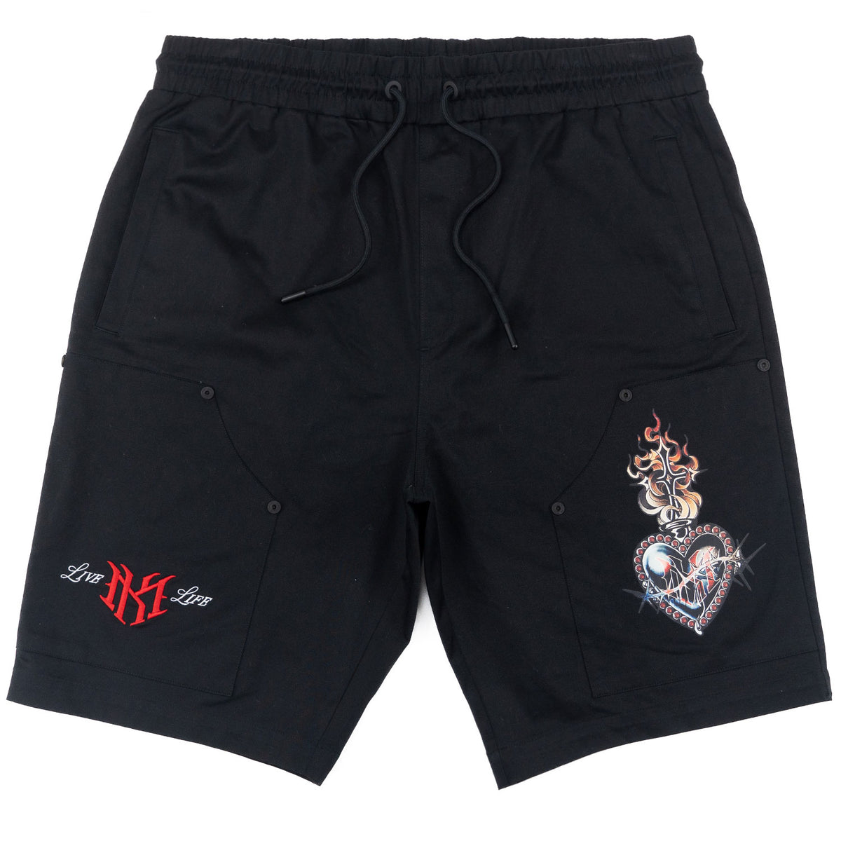 M414 Vivere Twill Short Set - Black