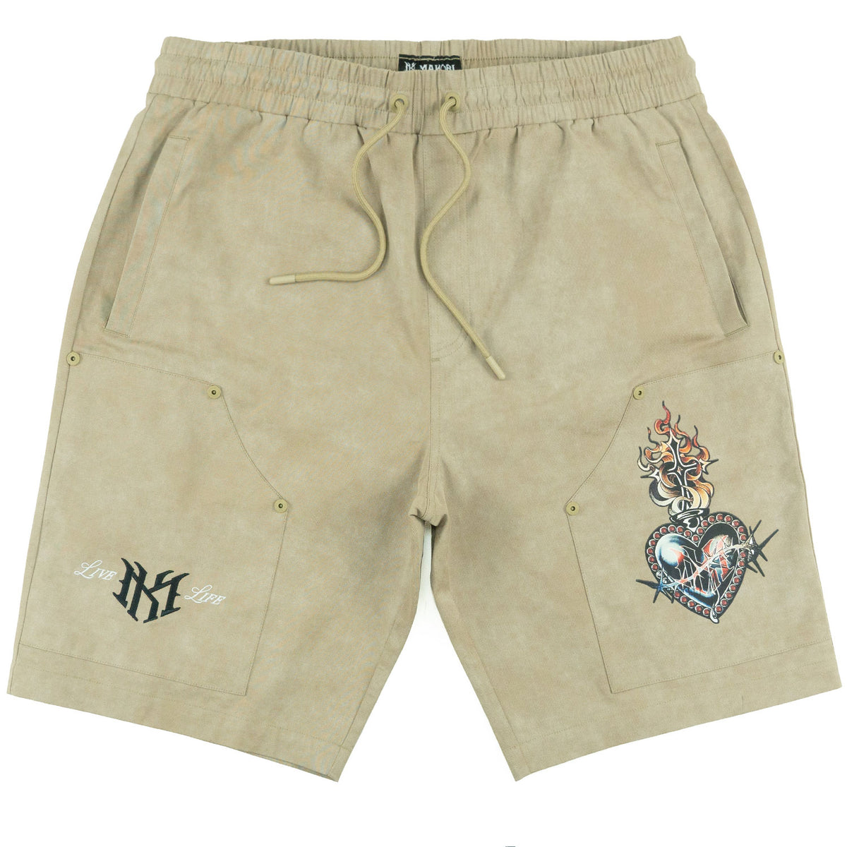 M414 Vivere Twill Short Set - Khaki