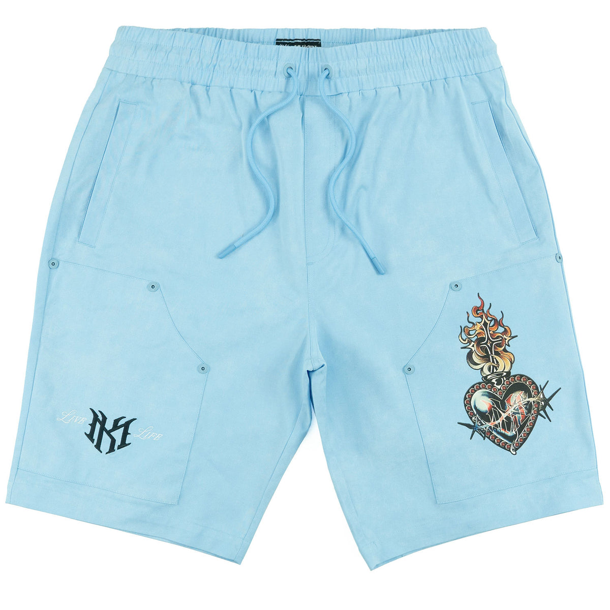 M414 Vivere Twill Short Set - Blue