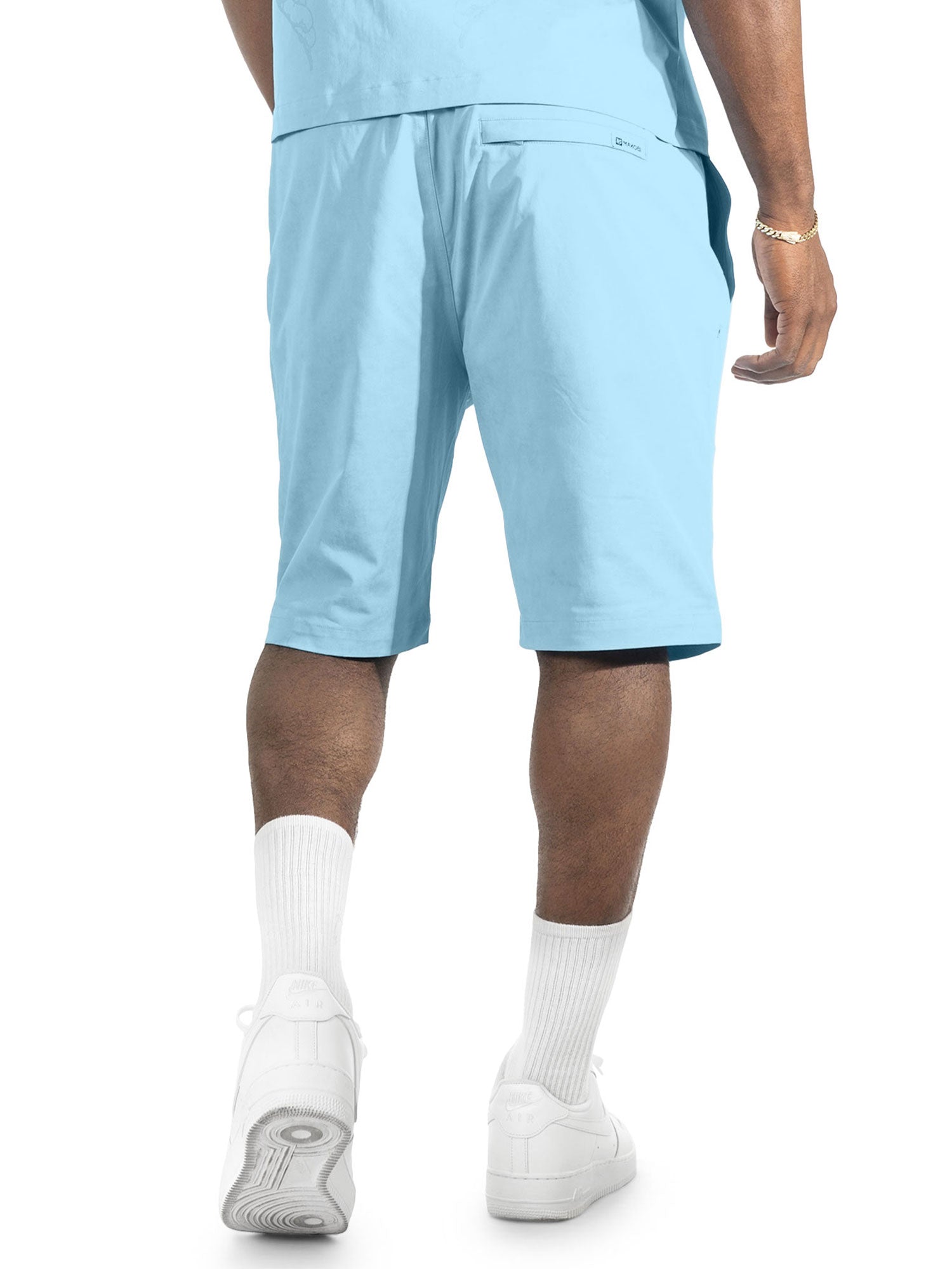 M414 Vivere Twill Short Set - Blue