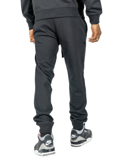 M3707 Tech Fleece Zip Up Hoodie Ṣeto - Black