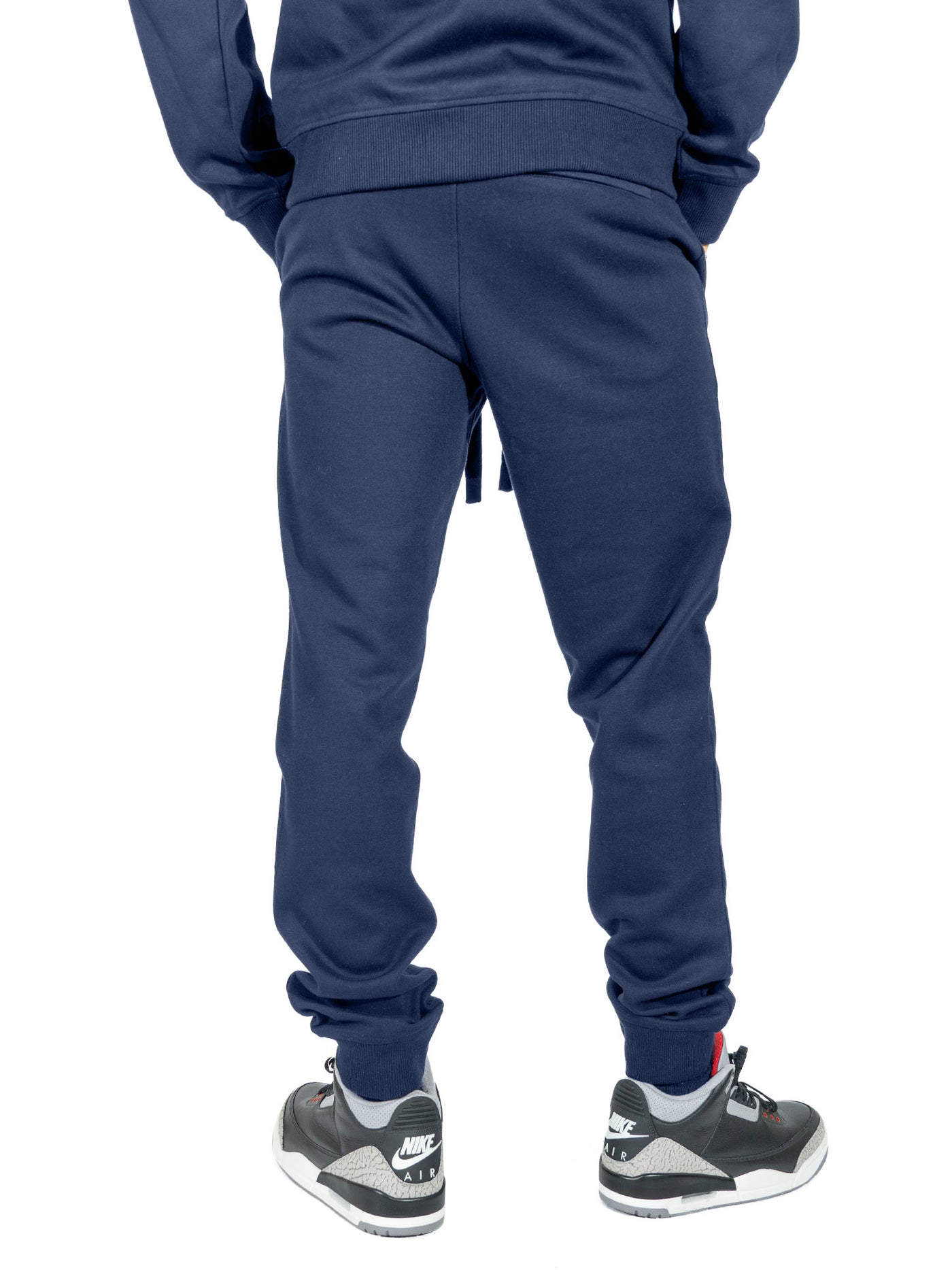 M6335 Essential Fleece Jogger Pants - Navy