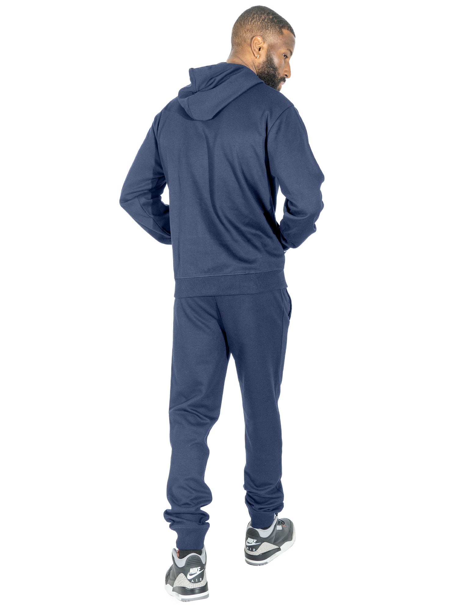 M6335 Essential Fleece Jogger Pants - Navy