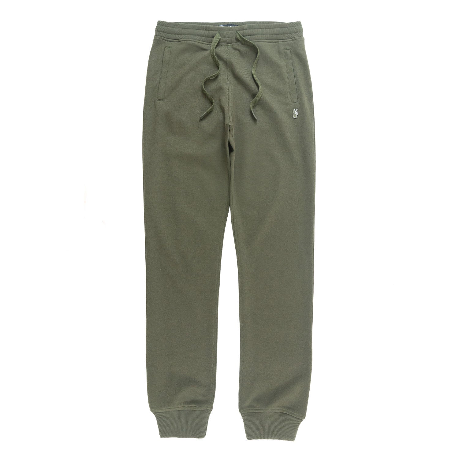 Makobi M6335 Essential Fleece Jogger Pants in Olive, view 2