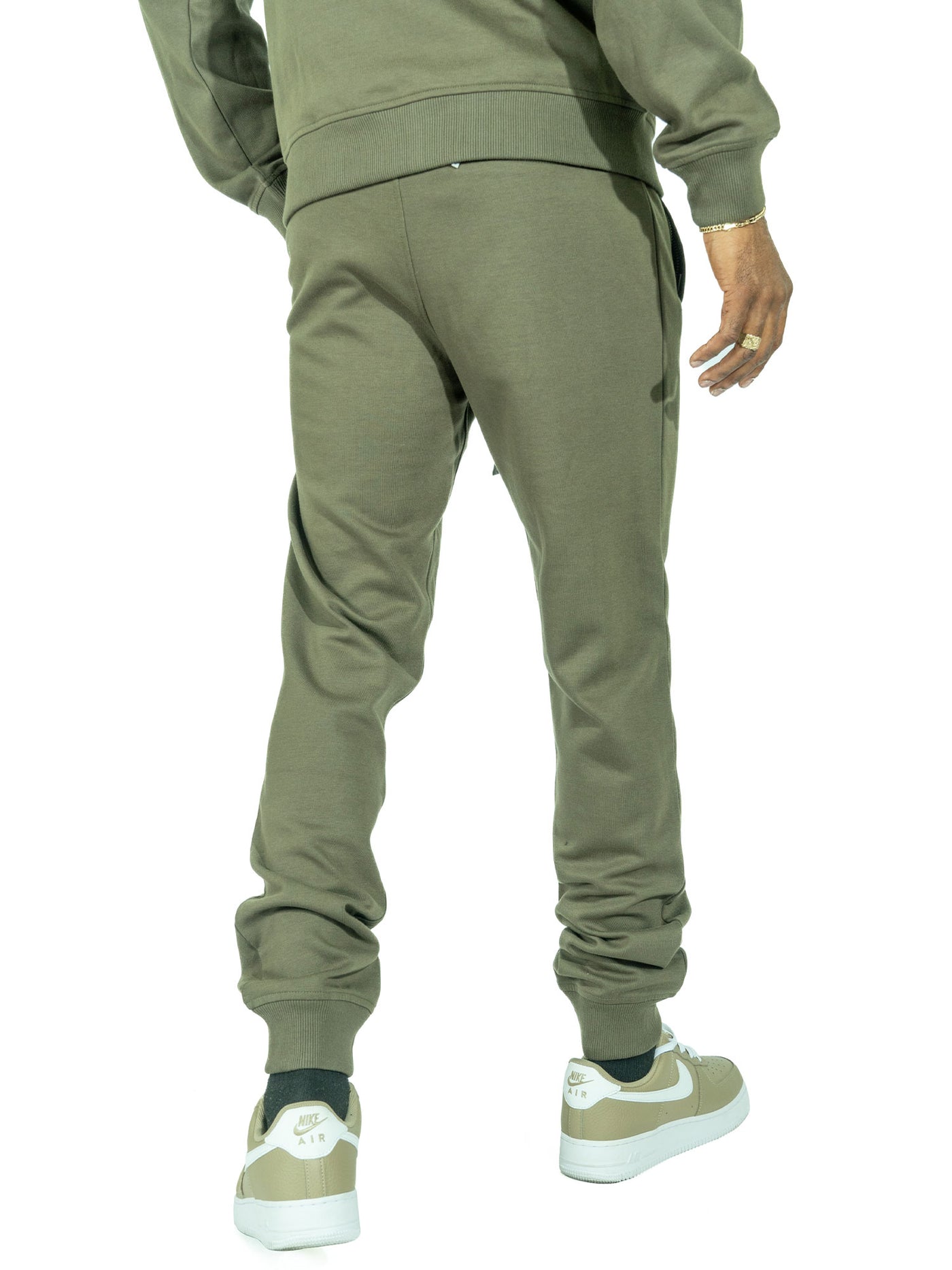 M6335 Essential Fleece Jogger Pants - Olive