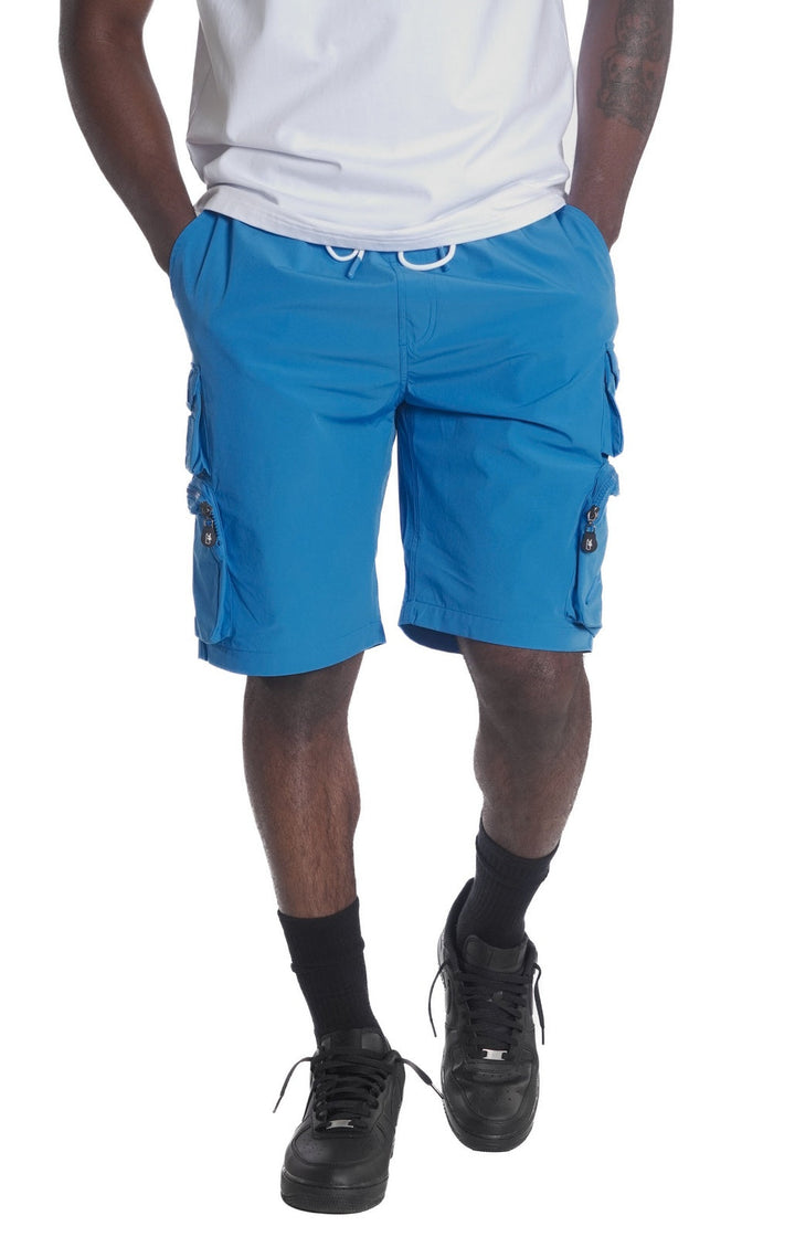 M633 Colton Nylon Spandex Cargo Shorts - Royal (OLD)
