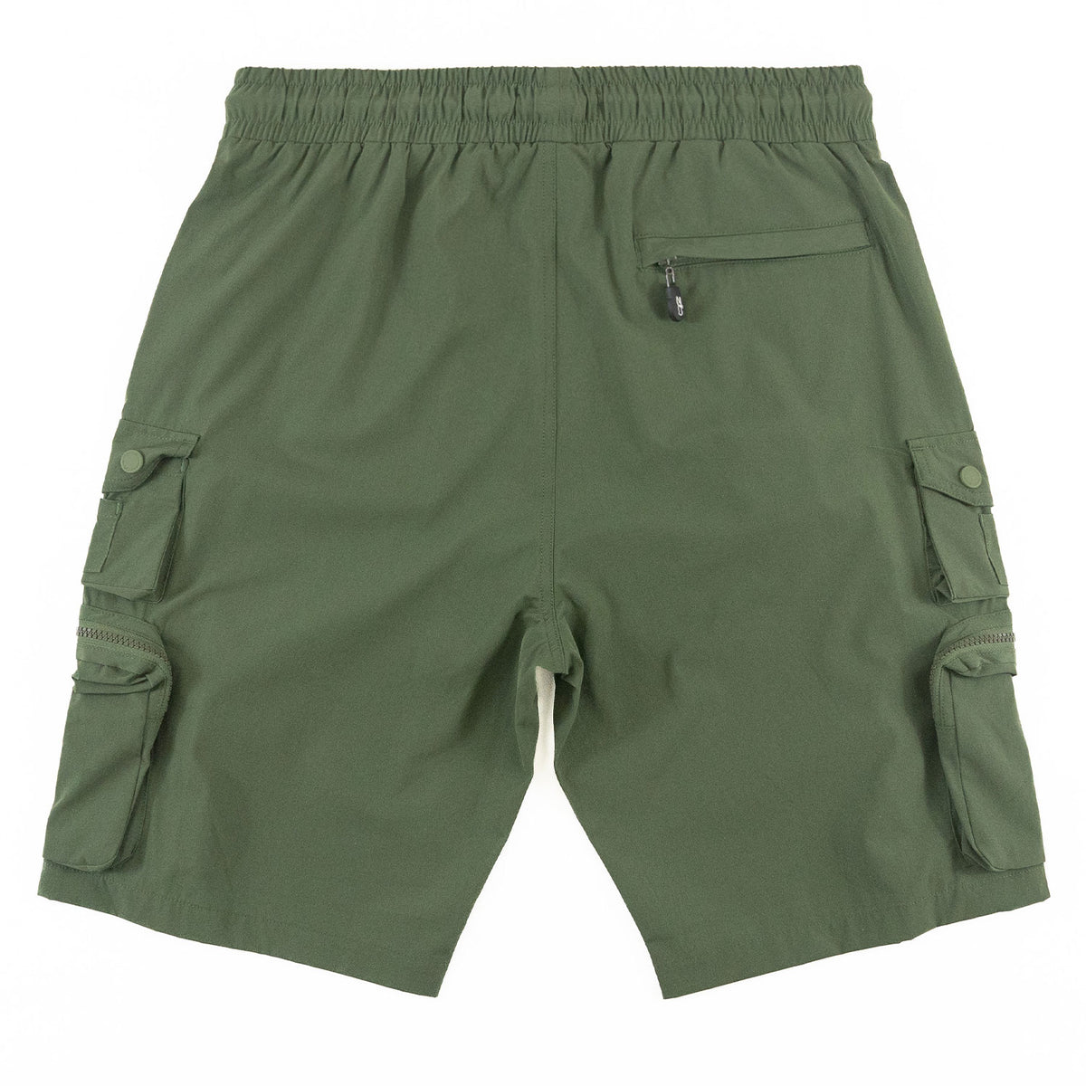 M633 Colton Nylon Spandex Cargo Shorts - Dark Olive