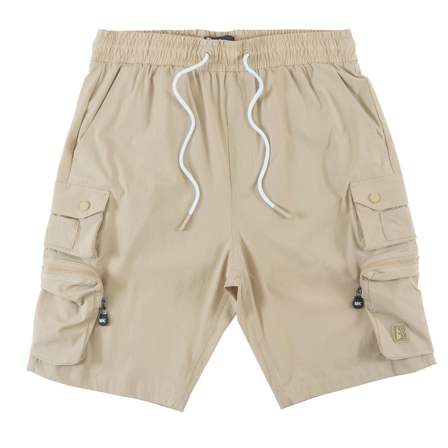 M633 Colton Nylon Spandex Cargo Shorts - Khaki 25&