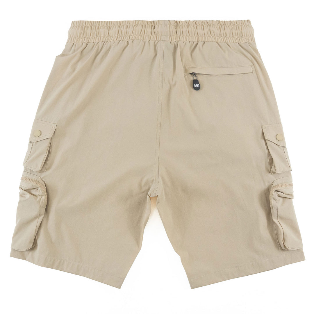 M633 Colton Nylon Spandex Cargo Shorts - Khaki 25'