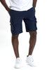 M633 Colton Nylon Spandex Cargo Shorts - Navy