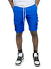 M633 Colton Nylon Spandex Cargo Shorts - Royal 25'