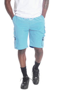 Makobi M633 Colton Nylon Spandex Cargo Shorts -Light Blue