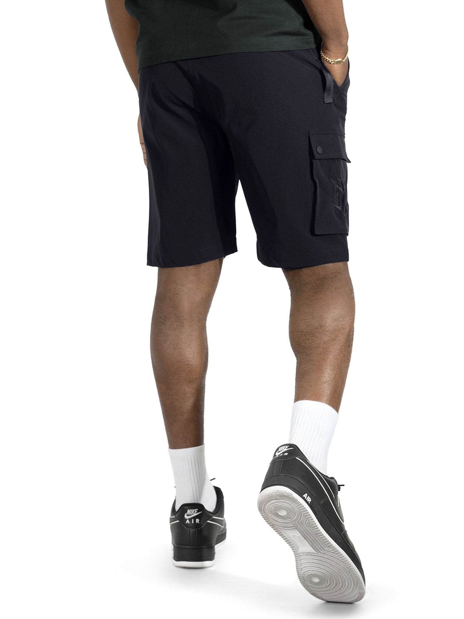Nylon Pants| M634 Adorni Shorts - Black