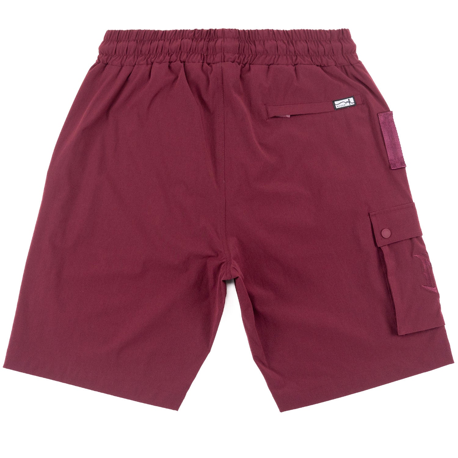 Nylon Pants| M634 Adorni Shorts - Burgundy