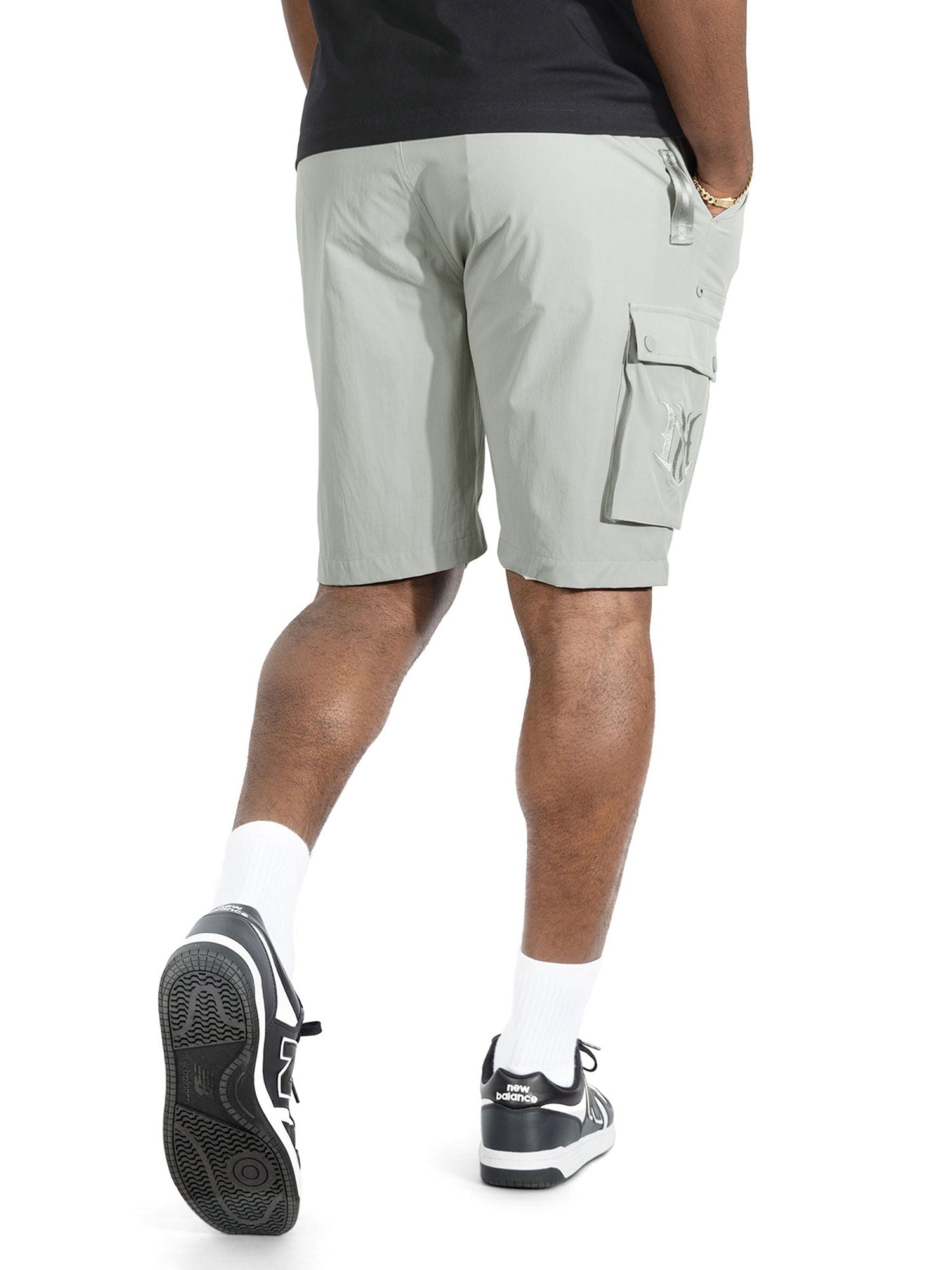 Nylon Pants| M634 Adorni Shorts - Gray