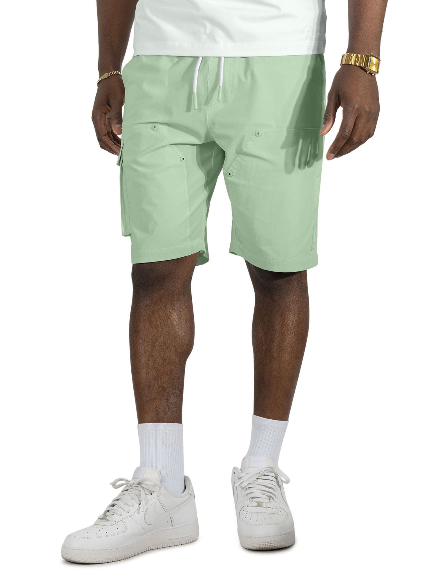 Nylon Pants| M634 Adorni Shorts - Kiwi