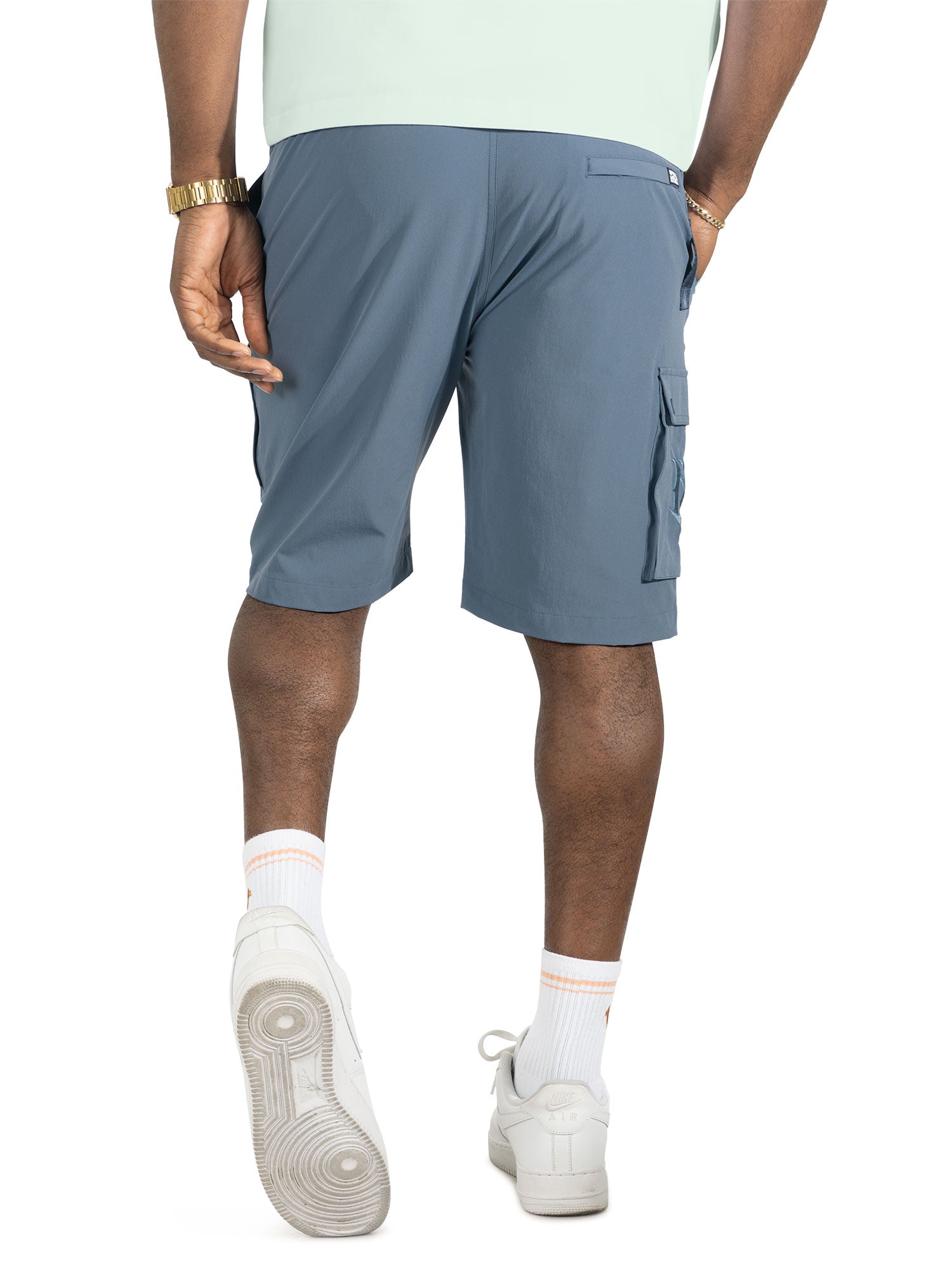 Nylon Pants| M634 Adorni Shorts - Midnight Blue