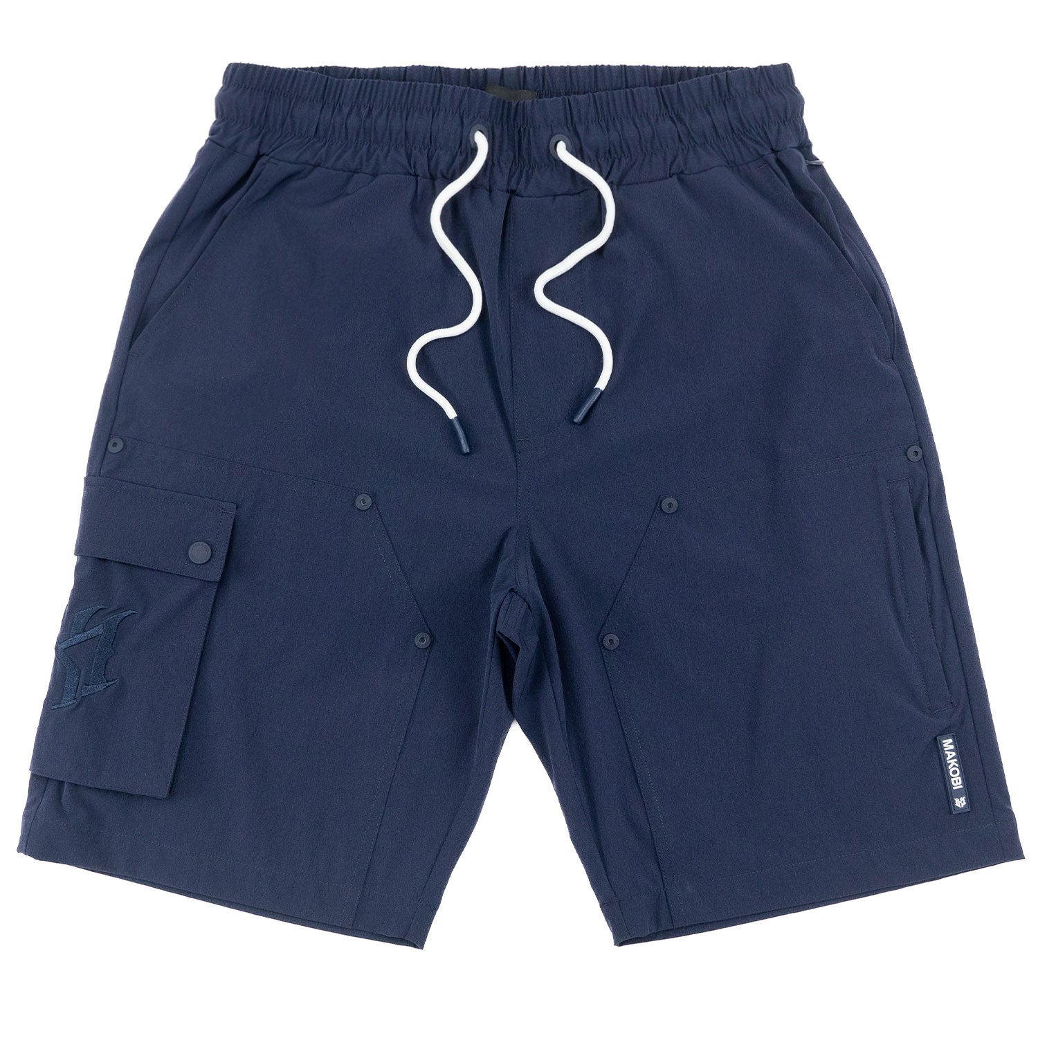 Nylon Pants| M634 Adorni Shorts - Navy