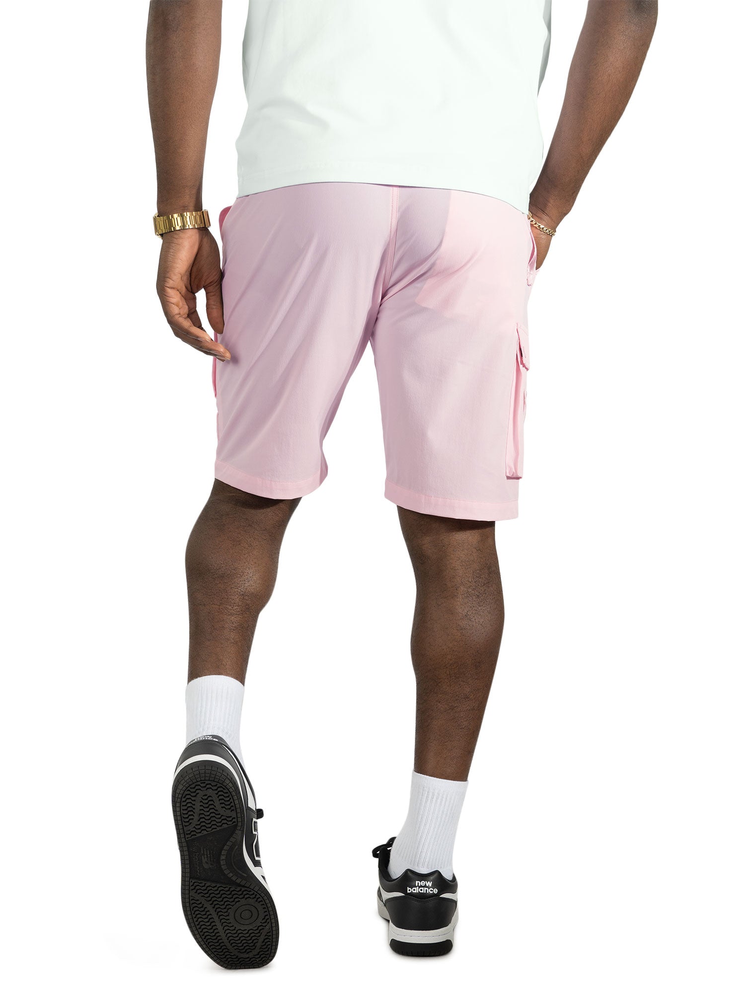 Nylon Pants| M634 Adorni Shorts - Pink
