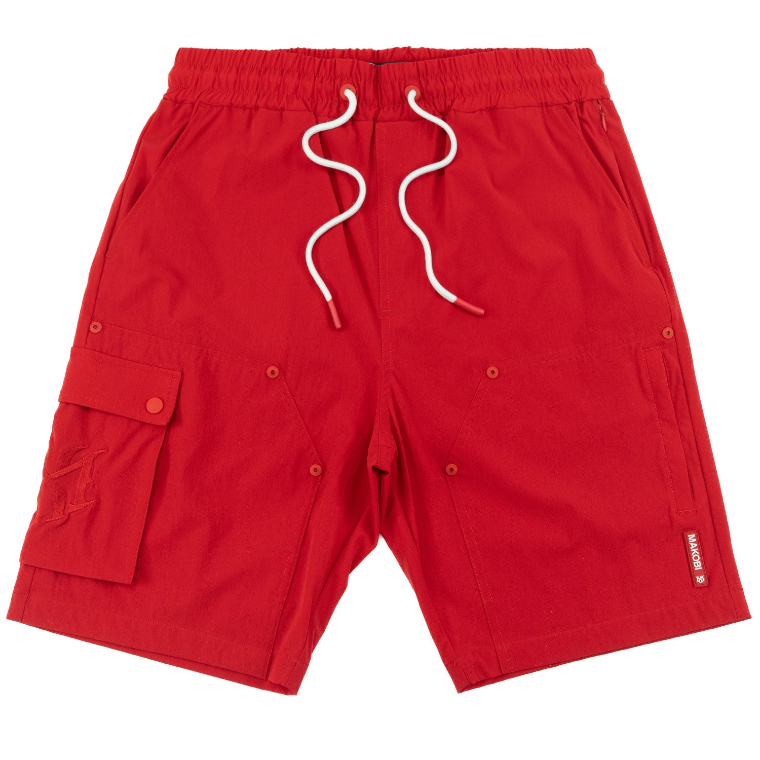 Nylon Pants| M634 Adorni Shorts - Red