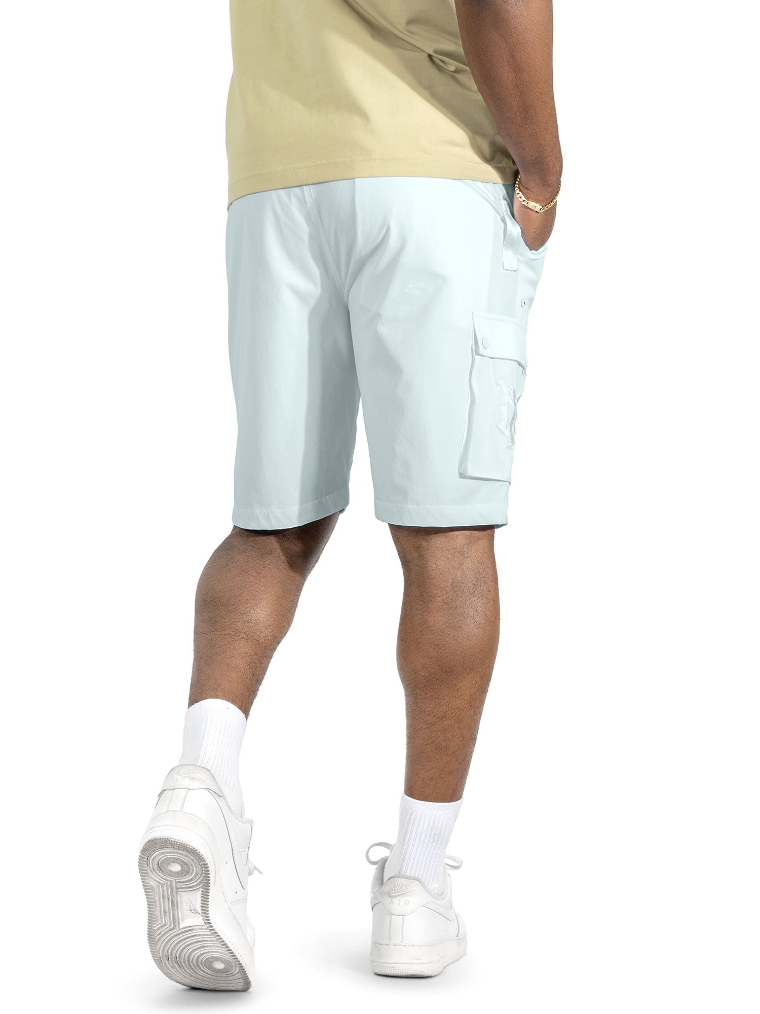 Nylon Pants| M634 Adorni Shorts - White